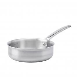 DE BUYER Alchimy Niski 24 cm - rondel ze stali nierdzewnej