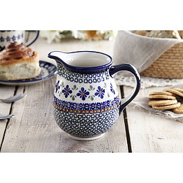 BOLESŁAWIEC GU-951 DEK. DU60 0,9 l - dzbanek do wody i napojów ceramiczny