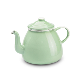 Dzbanek do herbaty / Imbryk emaliowany OLKUSKIE WYROBY EMALIOWANE 1,4 l OWE Mint