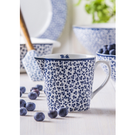 Dzbanek do mleka porcelanowy LAURA ASHLEY FLORIS BIAŁY