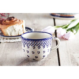 BOLESŁAWIEC GU-1379 DEK. 882A 350 ml - filiżanka do kawy i herbaty ceramiczna