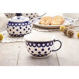 BOLESŁAWIEC GU-775 DEK. 46 220 ml - filiżanka do kawy i herbaty ceramiczna