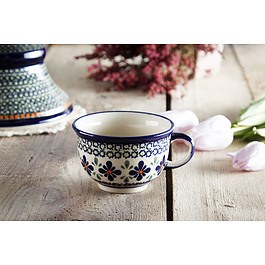 BOLESŁAWIEC GU-775 DEK. DU60 220 ml - filiżanka do kawy i herbaty ceramiczna