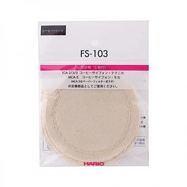  HARIO Syphon 5 szt. - filtry materiałowe do kawy 