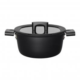 FISKARS Hard Face 3,5 l czarny - garnek aluminiowy z pokrywką