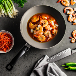 FISSLER Ceratal Classic 28 cm - patelnia / wok ceramiczny nieprzywierający