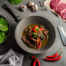 FISSLER Ceratal Classic 30 cm - patelnia / wok ceramiczny nieprzywierający