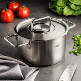 FISSLER Pure Collection 3,6 l - garnek ze stali nierdzewnej z pokrywką