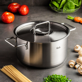 FISSLER Pure Collection 5,7 l - garnek ze stali nierdzewnej z pokrywką
