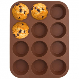 Forma do pieczenia 12 babeczek silikonowa SILLINE MUFFINS