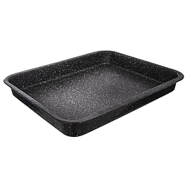 Forma do pieczenia ciasta metalowa GRANDE BACK CZARNA 39,4 x 33,4 cm