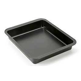 KAISER Classic 29 x 23 cm czarna - forma do pieczenia ciasta prostokątna metalowa