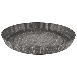 Forma do pieczenia tarty metalowa GRANDE SZARA 28 cm