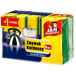 Gąbki / Zmywaki kuchenne JAN NIEZBĘDNY DUŻY 5 szt.
