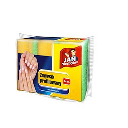 Gąbki / Zmywaki kuchenne JAN NIEZBĘDNY PROFILOWANE 3 szt.