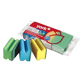 Gąbki / Zmywaki kuchenne YORK PROFILOWANE 3 szt.