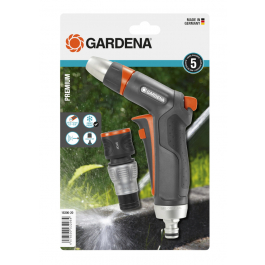 GARDENA Original System Premium czarny - pistolet do podlewania / zraszający z szybkozłączką