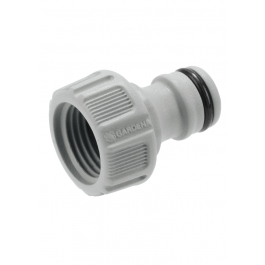 GARDENA Original System Tap Connection 21 mm G 1/2" szare - przyłącze kranowe