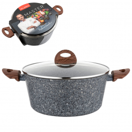 Garnek aluminiowy z pokrywką FLORINA MASTER 6,1 l