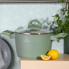 Garnek aluminiowy z pokrywką VALDINOX SABIO 6 l