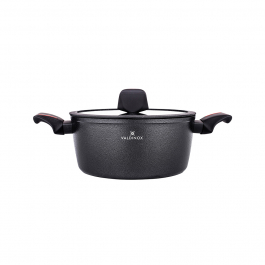 Garnek aluminiowy z pokrywką VALDINOX VOLCANO 2 l