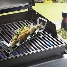 GEFU BBQ Fish 36 x 7,6 cm - ruszt do grilla stalowy 