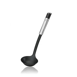 GEFU Primeline Nylon 33,5 cm czarna - chochla / łyżka wazowa nylonowa