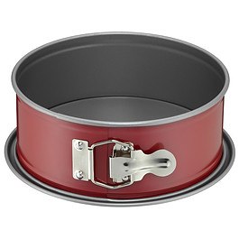 KAISER Classic Plus 20 cm czerwono-szara - tortownica okrągła z wyjmowanym dnem stalowa