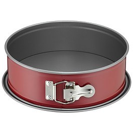 KAISER Classic Plus 24 cm czerwono-szara - tortownica okrągła z wyjmowanym dnem stalowa