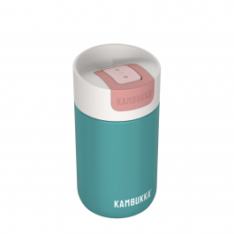 KAMBUKKA Olympus Enchanted Forest 300 ml turkusowy - kubek termiczny ze stali nierdzewnej
