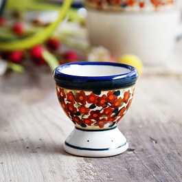 BOLESŁAWIEC GU-203 DEK. DU52 - kieliszek na jajko ceramiczny
