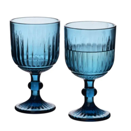 Kieliszki do napojów MONDEX ELISE BLUE 350 ml 4 szt.