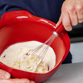 KITCHENAID Empire Red - trzepaczka / rózga kuchenna do jajek ze stali nierdzewnej