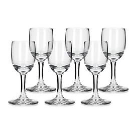 Kieliszki do wódki szklane DIAMOND 35 ml 6 szt.