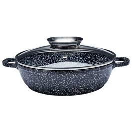 KONIGHOFFER Kingstone Aroma 4,5 l szary - garnek aluminiowy z pokrywką