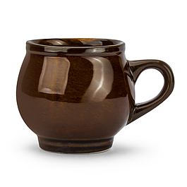 Kubek kamionkowy z uchem do grzanego wina KRYSTYNKA 250 ml