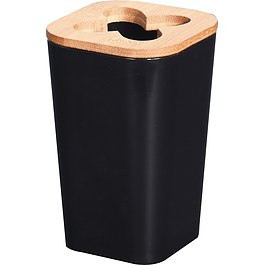 Kubek na szczoteczki 7x11cm PS czarny
