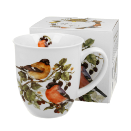 Kubek porcelanowy DUO ANIMALS PTASI ŚWIAT GILE 400 ml