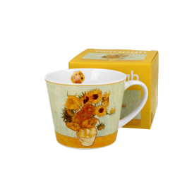 Kubek porcelanowy DUO ART GALLERY SUNFLOWERS BY V. VAN GOGH 610 ml