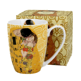 Kubek porcelanowy DUO ART GALLERY THE KISS BY GUSTAV KLIMT 350 ml