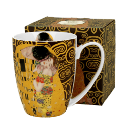 Kubek porcelanowy DUO ART GALLERY THE KISS BY GUSTAV KLIMT 350 ml