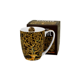Kubek porcelanowy DUO ART GALLERY TREE OF LIFE BY GUSTAV KLIMT 360 ml