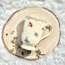 Kubek porcelanowy DUO ECRU ENGLAND 450 ml