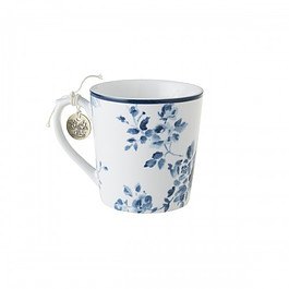 Kubek porcelanowy LAURA ASHLEY CHINA ROSE BIAŁY 180 ml