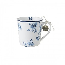 Kubek porcelanowy LAURA ASHLEY CHINA ROSE BIAŁY 250 ml