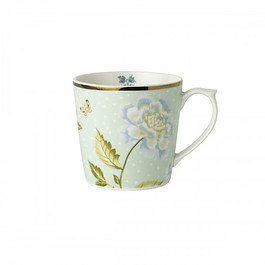 Kubek porcelanowy LAURA ASHLEY COBBLESTONE MIĘTOWY 180 ml