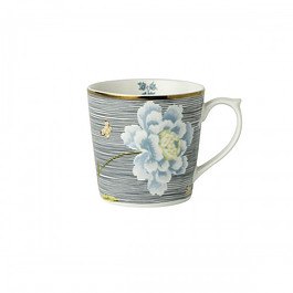 Kubek porcelanowy LAURA ASHLEY COBBLESTONE SZARY 180 ml