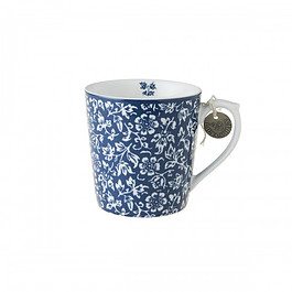Kubek porcelanowy LAURA ASHLEY SWEET ALYSUM NIEBIESKI 180 ml