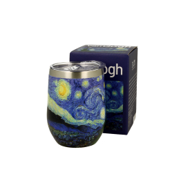 Kubek termiczny ze stali nierdzewnej DUO ART GALLERY STARRY NIGHT BY V. VAN GOGH 330 ml
