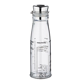 KUCHENPROFI Shaker 0,25 l - shaker do sosów i dressingów z tworzywa sztucznego